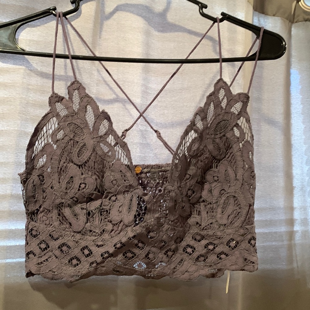 Purple bralette